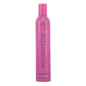 Mousse Fixative Très Forte Silhouette Schwarzkopf (500 ml) Cheveux colorés