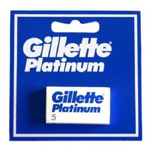 Lames de Rasoir de Rechange Platinum Gillette (5 uds)