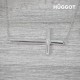 Collier en Argent Massif 925 et Zirconites Cross Hûggot (45 cm)