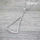 Collier en Argent Massif 925 et Zirconites Diamond Hûggot (45 cm)