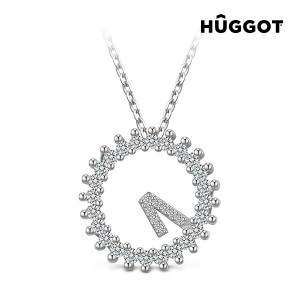 Collier en Argent Massif 925 et Zirconites Only One Hûggot (45 cm)