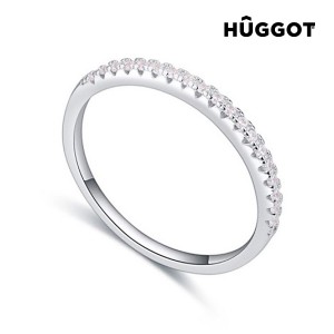Bague en Argent Massif 925 et Zirconites Strand Hûggot