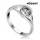 Bague en Argent Massif 925 et Zirconite Eye Hûggot