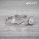 Bague en Argent Massif 925 et Zirconite Eye Hûggot