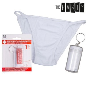 Porte-clés avec Caleçons d'Urgence The3 Party
