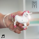 Porte-clé Licorne avec LED et Son Wagon Trend