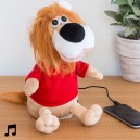 Lion en Peluche avec Haut-Parleur Dancer