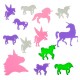 Licornes Fluorescentes Junior Knows (14 pièces)