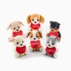 Chiot en Peluche avec Coeur Love Romantic Items