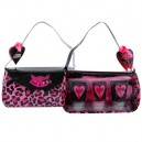 Trousse de bain I love you Fleur de rose