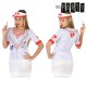 T-shirt pour adultes Th3 Party 6542 Infirmière sanglante