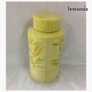 Potiche Grès Jaune (13 x 13 x 25 cm) by Homania