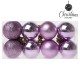 Boules de Noël Christmas Planet 6721 4 cm (16 uds) Violet