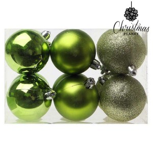 Boules de Noël Christmas Planet 8213 6 cm (12 uds) Vert