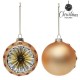 Boules de Noël Christmas Planet 1730 8 cm (2 uds) Verre Doré