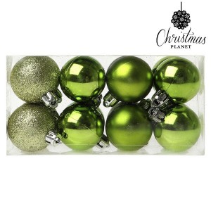 Boules de Noël Christmas Planet 6479 4 cm (16 uds) Vert