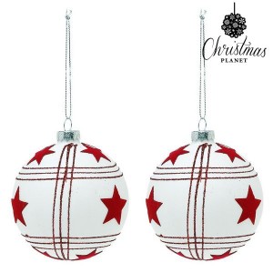 Boules de Noël Christmas Planet 8656 8 cm (2 uds)