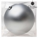 Boule de Noël Christmas Planet 8835 15 cm Verre Argenté