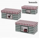 Boîte Décorative Homania 7772 (3 uds) Carton