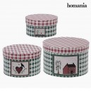 Boîte Décorative Homania 7611 (3 uds) Carton