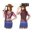 T-shirt pour adultes Th3 Party 6674 Cow-girl