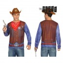 T-shirt pour adultes Th3 Party 7727 Cow-boy