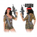 T-shirt pour adultes Th3 Party 8218 Camouflage