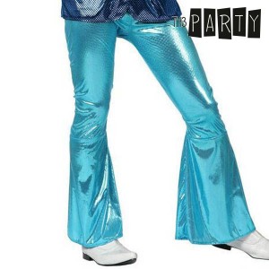 Pantalon pour Adulte Th3 Party Disco Brille Bleu