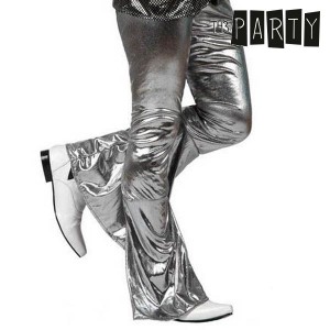 Pantalon pour Adulte Th3 Party Disco Brille Argent
