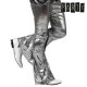 Pantalon pour Adulte Th3 Party Disco Brille Argent