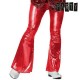 Pantalon pour Adulte Th3 Party Disco Brille Rouge