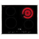 Plaques vitro-céramiques FAGOR 27702 6300W 60 cm Noir Acier inoxydable