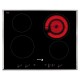 Plaques vitro-céramiques FAGOR 27702 6300W 60 cm Noir Acier inoxydable