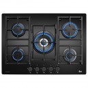 Plaque au gaz Teka 163192 7500W 60 cm Noir Verre
