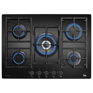 Plaque au gaz Teka CGWLUX70 (60 cm) Noir Verre (5 Cuisinière)