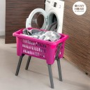 Panier à Linge avec Pieds Pliants Oh My Home