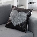 Coussin Sirène Magique à Paillettes Étoile & Coeur Loom In Bloom