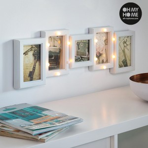 Cadre Photos LED Oh My Home (5 photos)