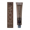 Teinture anti-âge permanente Igora Royal Absolutes Schwarzkopf Nº 6-60