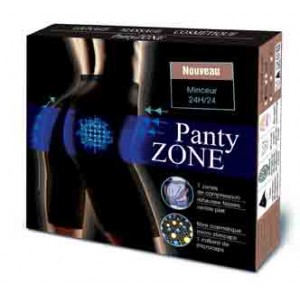 Panty Zone microcapsulé en actif minceur Noir