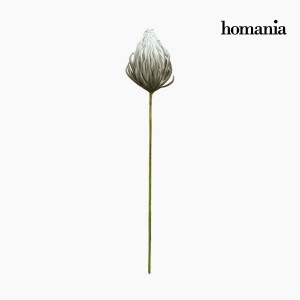 Figurine Décorative Fleur Mousse Gris (87 cm) by Homania