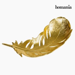 Centre de Table Résine Doré (55 x 24 x 13,5 cm) by Homania