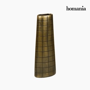 Vase Céramique Or (17 x 9 x 44 cm) by Homania