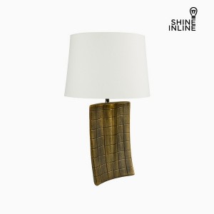 Lampe de bureau Or Céramique (34 x 9 x 61 cm) by Shine Inline