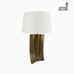 Lampe de bureau Or Céramique (40 x 9 x 66 cm) by Shine Inline