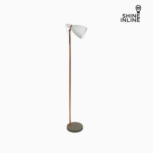 Lampadaire Blanc Aluminium Béton (29 x 24 x 151 cm) by Shine Inline
