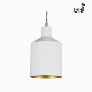 Suspension Blanc Fer (13 x 13 x 23 cm) by Shine Inline