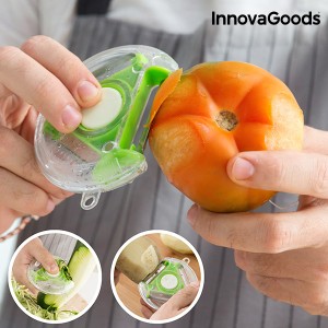 Éplucheur Coupeur Rotatif 4 en 1 InnovaGoods