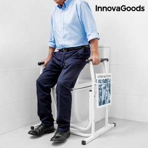 Support de Sécurité avec Porte-Magazines pour Toilettes InnovaGoods
