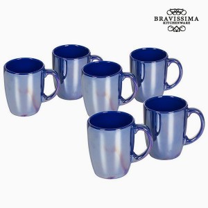 Ensemble de jarres Vaisselle Blue marine (6 pcs) - Collection Kitchen's Deco by Bravissima Kitchen
